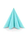 Produktbild: Sovie HORECA Airlaid Serviette in SKY, 40 x 40cm, 1/4 Falz, 50 Stück, hochwertige Einwegservietten in Stoffoptik für Gastronomie Hotel Catering und frische Tischdekoration