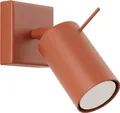 Produktbild: Wandleuchte RING roter Ocker 1xGU10 10W Stahl 8x16x8cm Sollux Lighting