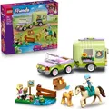 Produktbild: LEGO Friends Pferd und Fohlen mit Pferdeanhänger - Pferde Spielset mit Pflegezubehör, 4 Tierfiguren, Auto & 2 Mini Puppen - Geschenkidee zum Gebu... - Beige
