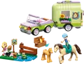 Produktbild: LEGO 42695 - LEGO Friends - Pferd und Fohlen mit Pferdeanhänger