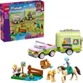 Produktbild: LEGO Friends 42695 Pferd und Fohlen mit Pferdeanhänger Klemmbausteine Bausatz