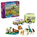 Produktbild: LEGO Friends 42695 Pferd und Fohlen mit Pferdeanhänger Bausatz, Mehrfarbig