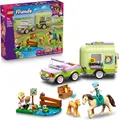 Produktbild: LEGO Friends Pferd Fohlen Anhänger Spielset 4 Tierfiguren Auto 2 Puppen 42695