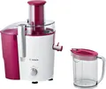 Produktbild: Bosch Entsafter MES25C0 700W VitaJuice XL Weiß/Cherry Edelstahl