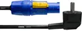 Produktbild: CORDIAL CABLES PowerCON-Kabel - Schuko abgewinkelt 3 m Powercon-Standard-Stromversorgungskabel