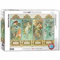 Produktbild: eurographics Puzzle - Die vier Jahreszeiten von Alphonse Mucha - 1000 Teile 300864
