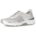 Produktbild: Gabor Sneaker low Materialmix Leder/Lederimitat Sneaker silberfarben 37,5 EU (4,5 UK)
