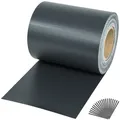 Produktbild: TecTake GmbH PVC Sichtschutzfolie mit Befestigungsclips - 35 m, anthrazit 401863