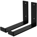 Produktbild: Ml-Design Regalhalterung, Schwarz, Metall, 14.5x4x21 cm, Wohnzimmer, Regale, Wandregale