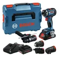 Produktbild: Bosch Professional Akku-Bohrschrauber GSR 18V-90 FC mit 2x Akku ProCORE 4 Ah & GFA 18-E - in L-BOXX 136 - 06019K6200