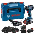 Produktbild: Bosch Akku-Bohrschrauber GSR 18V-90 FC, GFA 18-M/E/W/H 2x4,0 Ah + Lader L-BOXX