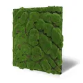 Produktbild: JANGAL Modular Wall Design Moos Paneel (52 x 52 cm), Modulares Wandpaneel, mit recyceltem PET-Filz, zum Kleben oder Schrauben, Wandverkleidung, Wand Deko, Mooswand (Forest Green Big Bulk)