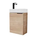 Produktbild: Planetmöbel Waschtisch mit Unterschrank 40 cm, Wasserhahn Bad