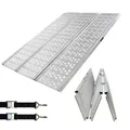 Produktbild: Auffahrrampe Verladerampe Quadrampe 215 cm Alu perforiert 1020 kg 2 fach faltbar