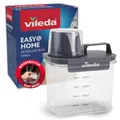 Produktbild: Vileda Waschmittelbox 1100ml grau - Praktische Aufbewahrungsbox für Waschpulver & Flüssigwaschmittel - Inklusive Messbecher für präzises Dosieren - Luftdichte & Platzsparende Waschpulverbox