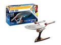 Produktbild: Revell 04991 USS Enterprise NCC-1701 Star Trek: The Original Series originalgetreuer Modellbausatz für Einsteiger, 1:600/48,1 cm, 1/600
