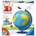Produktbild: Ravensburger 3D-Puzzle-Ball Kinderglobus in deutscher Sprache, Puzzle, 180 Teile