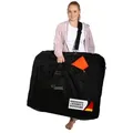 Produktbild: Duke-Handel Massageliege Transporttasche Tragetasche Massageliege Exklusiv (1-St), Tragetasche mit abnehmbarem Schultergurt schwarz S | 23 cm x 93 cm x 76 cm