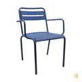 Produktbild: Emu Star Armlehnstuhl Gartenstuhl marineblau Stahl Gartenmöbel SIEHE TEXT/FOTO