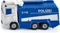 Produktbild: siku 1079, Polizei Wasserwerfer, Blau/Weiß, Schwenkbarer Wasserwerfer, Spielzeug