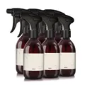 Produktbild: Oputec 6 x 300ml Sprühflaschen aus Kunststoff braun, Pflanzen, Blumen, Reinigung
