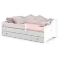Produktbild: Kids Collective Kinderbett, Weiß, Pink, Holzwerkstoff, 80x180 cm, Kinder- & Jugendzimmer, Kindermöbel, Kinderbetten, Kindereinzelbetten