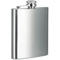 Produktbild: Relaxdays Flachmann, Transparent, Metall, 9x12x2 cm, Essen & Trinken, Barausstattung