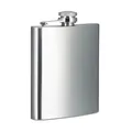 Produktbild: Flachmann Taschenflachmann Edelstahlflasche Reiseflachmann 200 ml Schnapsflasche