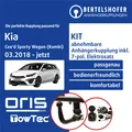 Produktbild: Für KIA Cee'd Sporty Wagon (Kombi) Typ CD 18- AHK abn. +7pol sp. E-Satz NEU TOP