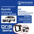 Produktbild: Für HYUNDAI i30 Fliessheck Typ PDE 11.2016-08.2018 AHK abn +13pol sp. E-Satz PKW
