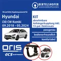 Produktbild: Für HYUNDAI i30 CW Kombi Typ PDE 09.2018-05.2024 AHK abn. +13pol spez E-Satz TOP