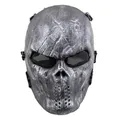 Produktbild: Schädel Geist Vollmaske Skelett Taktisch Paintball Airsoft Full Face Mask Maske