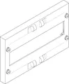Produktbild: ABN Abdeckplatte FAO11N Verteilerfelder Abdeckplatte