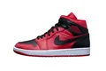 Produktbild: Air Jordan 1 Mid Bred Toe, Schwarz, Training Fitnessschuhe, EU 41