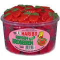 Produktbild: 1 Dose Haribo Riesen Erdbeeren 1350g Fruchtgummi-Erdbeeren 150er