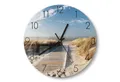 Produktbild: DEQORI Wanduhr 'Strandaufgang am Meer' (Glas Glasuhr modern Wand Uhr Design Küchenuhr)