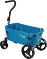 Produktbild: Beach Wagon Bollerwagen Faltbar MINI, Kompakter Handwagen, Klappbollerwagen für Strand, Garten, Einkäufe, bis 40 kg - Hellblau