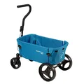 Produktbild: Beach Wagon Bollerwagen Faltbar MINI Hellblau - 40KG Tragkraft - Kompakter Handwagen, Strandwagen, Klappbollerwagen für Strand, Garten, Einkäufe - 89 x 54 x 35 cm