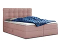 Produktbild: Sofnet Boxspringbett Best mit 2 Bettkästen, Doppelbett mit Bonell-Matratze und Topper, Polsterbett, Bett, Bettgestell, Stilvoll, Schlafzimmer (Pink (Inari 52), 160 x 200 cm)