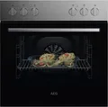 Produktbild: AEG Einbauherd Serie 5000 SurroundCook® / / Reinigung mit Wasserdampf / Grillfunktion / A / Edelstahl mit Antifingerprint OU5AE10CM