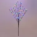 Produktbild: 3.04 LED Baum multicolor für Innen und Außen - 110 cm / 80 LED - Batterie betrieben mit Dual Timer (bunt)