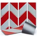 Produktbild: UvV Kfz-Warnmarkierung DIN 30710  Magnetisch 4 Streifen 141x564mm Folie Orafol