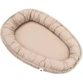 Produktbild: Julius Zöllner Kuschelnest Musselin, Sand, 55x10x80 cm, Schlafen, Babybett-Ausstattung, Babynestchen, Kuschelnest für Babys