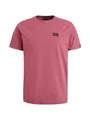 Produktbild: PME Legend Herren Rundhals T-Shirt Cold DYE Regular Fit Schwarz Weiss Grün Blau, Größe:L, Farbe:3211 Rose Wine