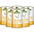 Produktbild: Schecker 6 x 410g - Nassfutter Dosenfutter mit 82% Huhn Hühnerklein mit Linsen Haferflocken
