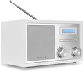 Produktbild: Blaupunkt Nostalgieradio RXD 180 DAB+ mit AUX IN und Bluetooth, UKW PLL Radio mit RDS, 5 Watt RMS LC-Farbdisplay, Küchenradio mit einfacher Bedienung, mit Kopfhöreranschluss, Drehregler, Weiß