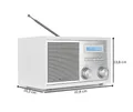 Produktbild: Nostalgieradio mit DAB+, Bluetooth, Weiß, Blaupunkt, RXD180WH, Neu