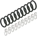 Produktbild: Liedeco Gardinenring, Gardinenstangen, (Set, 10-St., mit Faltenlegehaken), für Gardinenstangen Ø 20 mm