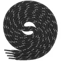Produktbild: Di Ficchiano Schnürsenkel runde SCHNÜRSENKEL ø 4,5 mm für Trekkingschuhe und Arbeitsschuhe - grau|schwarz 210 cm / Durchmesser 4,5mm