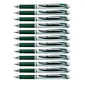 Produktbild: Pentel EnerGel XM BL77 Gelschreiber mit Druckmechanik, waldgrün (12 Stück)